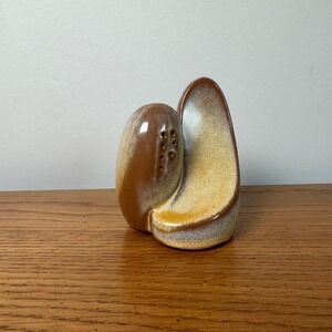 Vintage Frankoma Lazy Bones #4H Attached Salt & Pepper Shakers Mid Century Retro